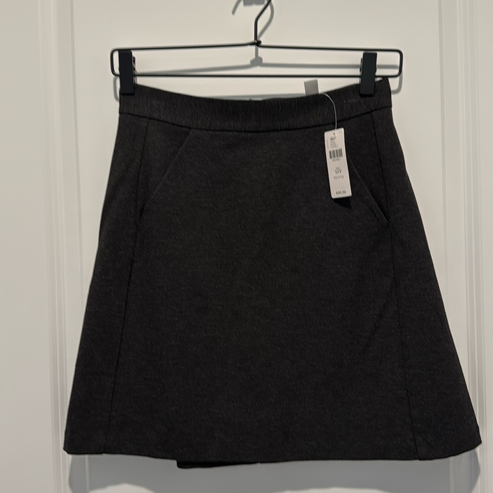 Charcoal Gray Anthropologie Skirt, XSP, New with tags